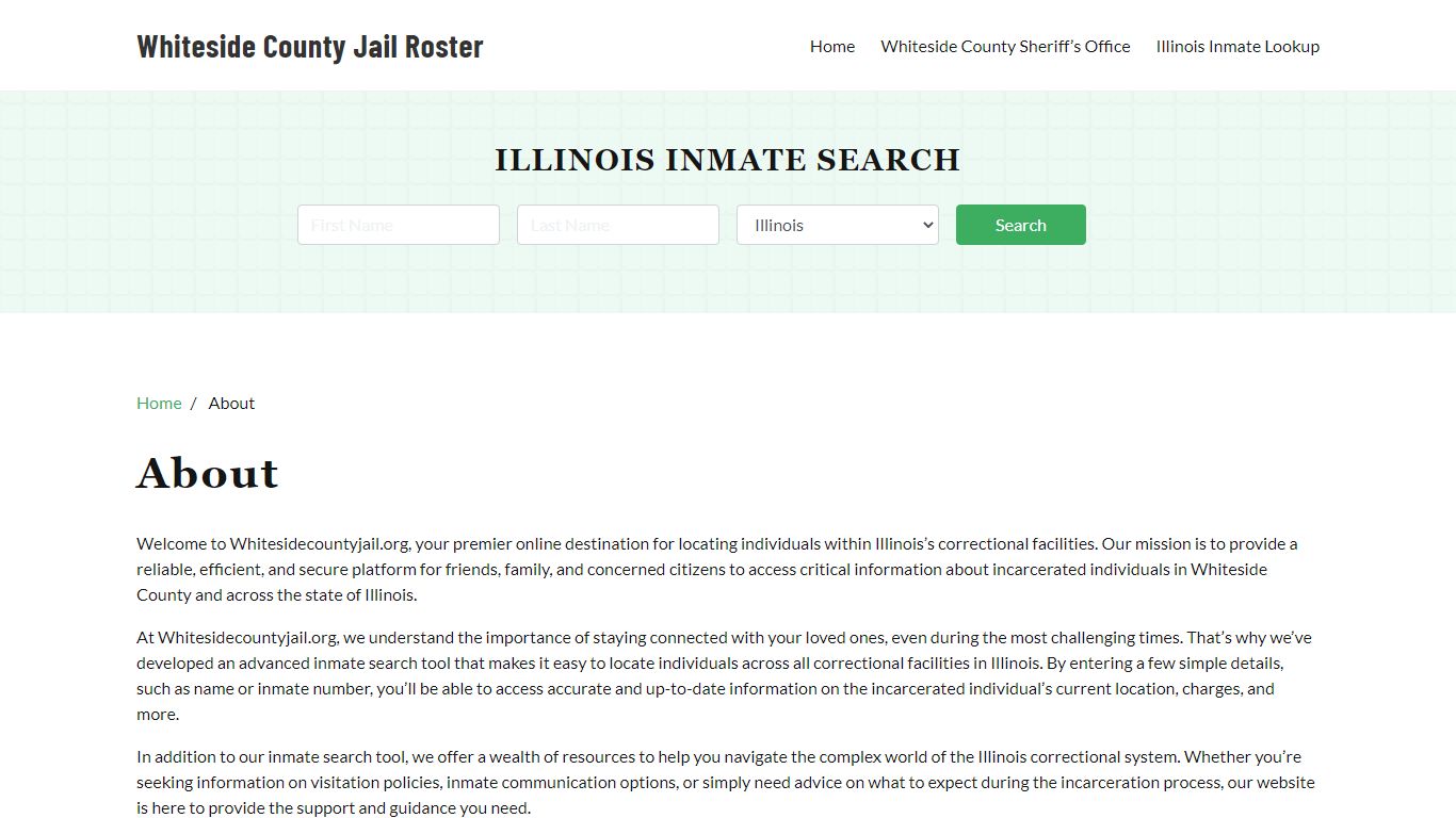 About - whitesidecountyjail.org